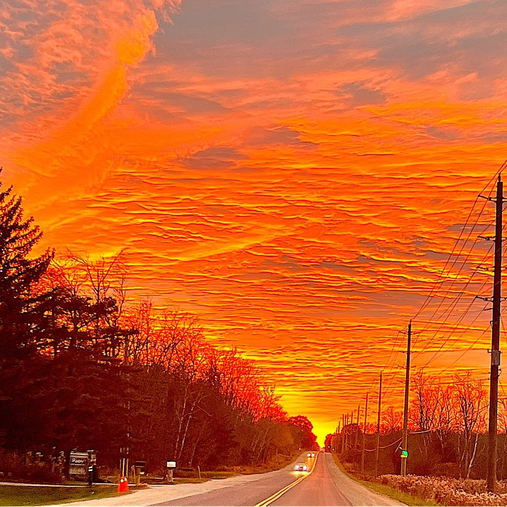 FIRE IN THE SKY Framed prints